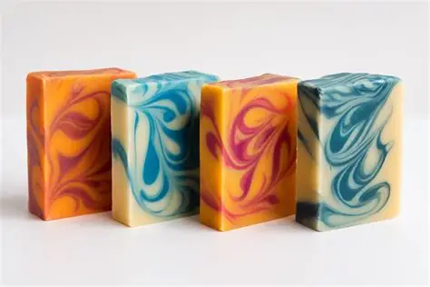 Savons ultra-colorés