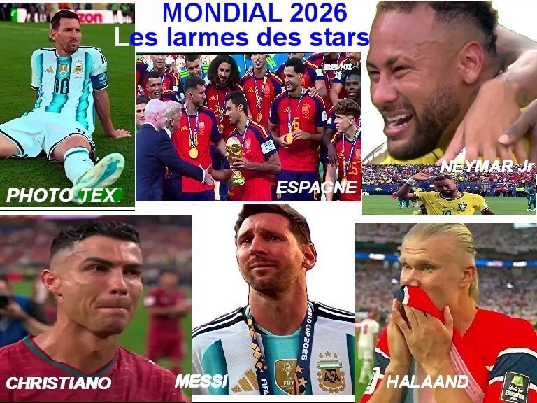 MONDIAL 2026 : LES LARMES DES STARS